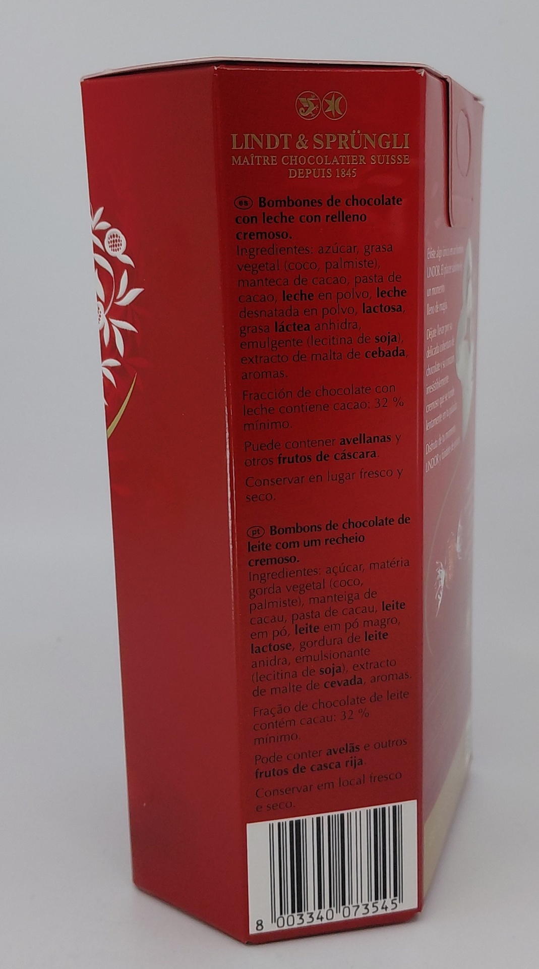 Bombones Chocolate con Leche 200 g LINDOR de Lindt