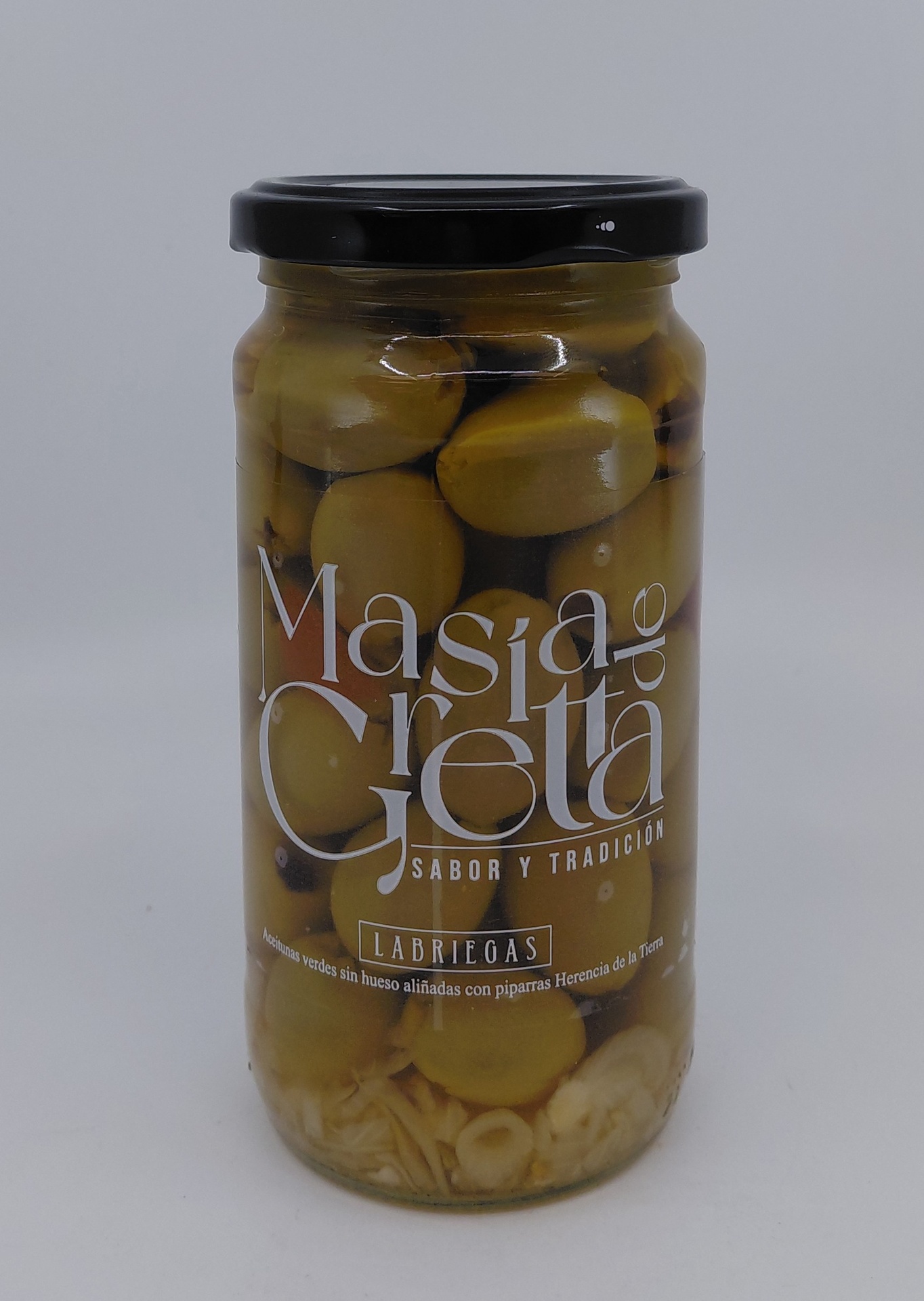 Tarro Aceitunas Labriegas 370 g Neto MASÍA DE GRETTA