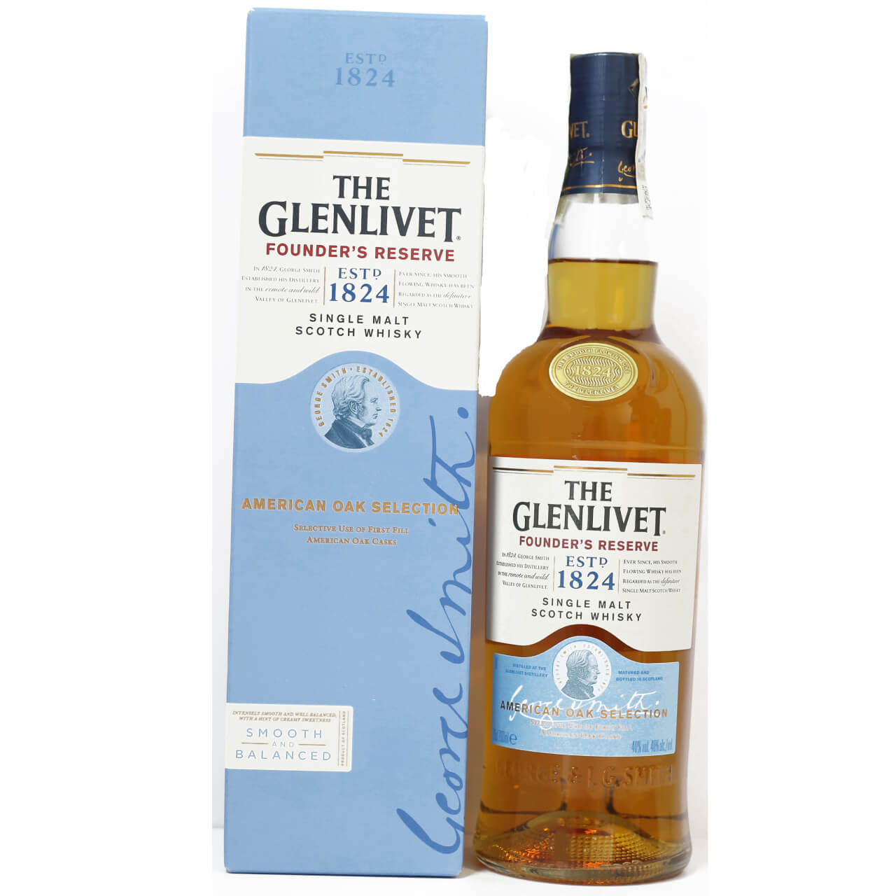 Whisky THE GLENLIVET FOUNDER'S RESERVE 100% Malta  70 cl Estuchado
