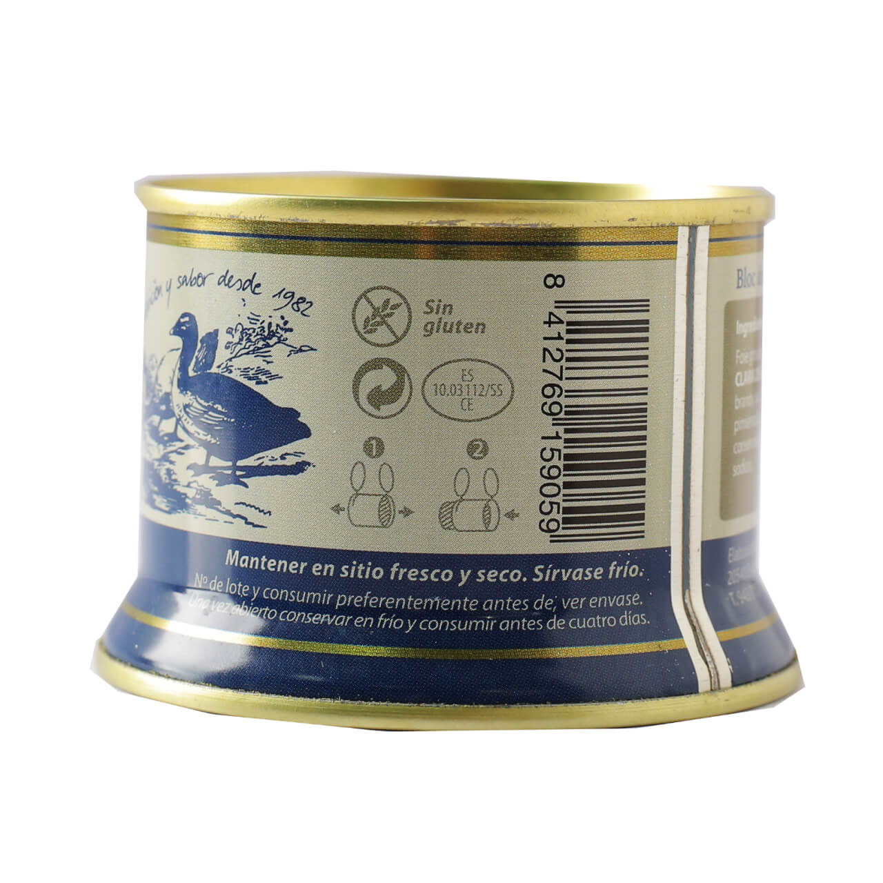 Lata Campana Bloc de Foie de Pato 98% 130 g ZUBIA