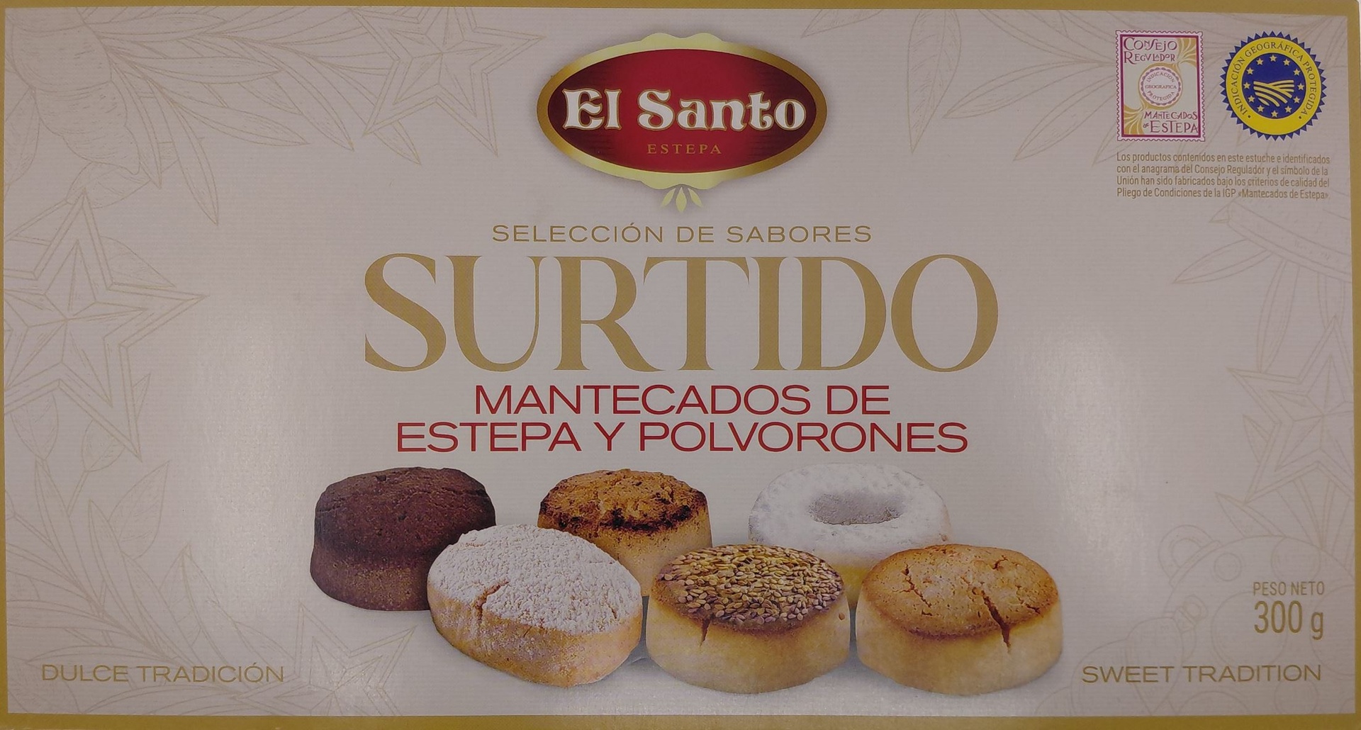Surtido Mantecados y Polvorones 150 g EL SANTO (IGP Estepa)