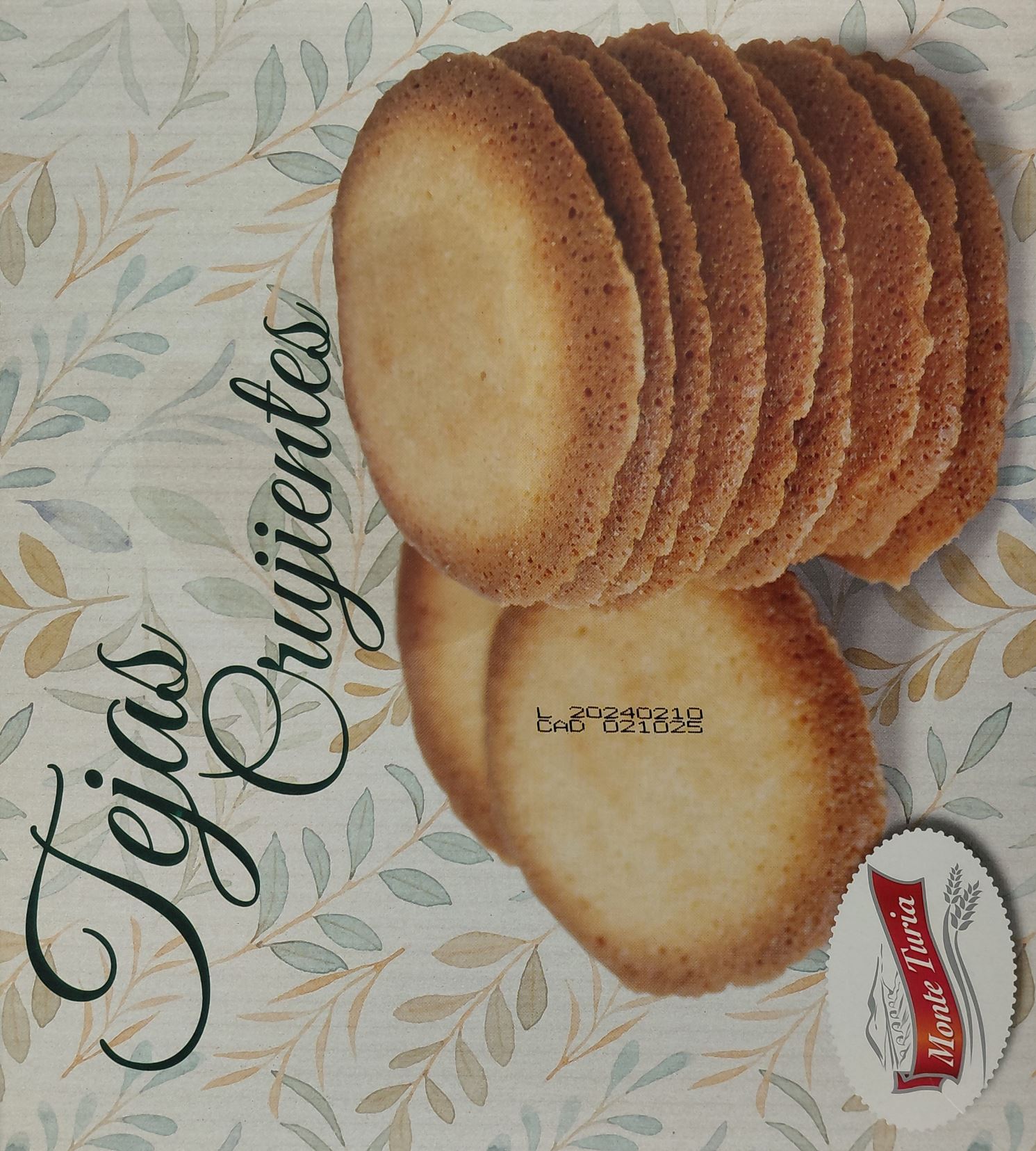 Tejas Crujientes 100 g MONTETURIA