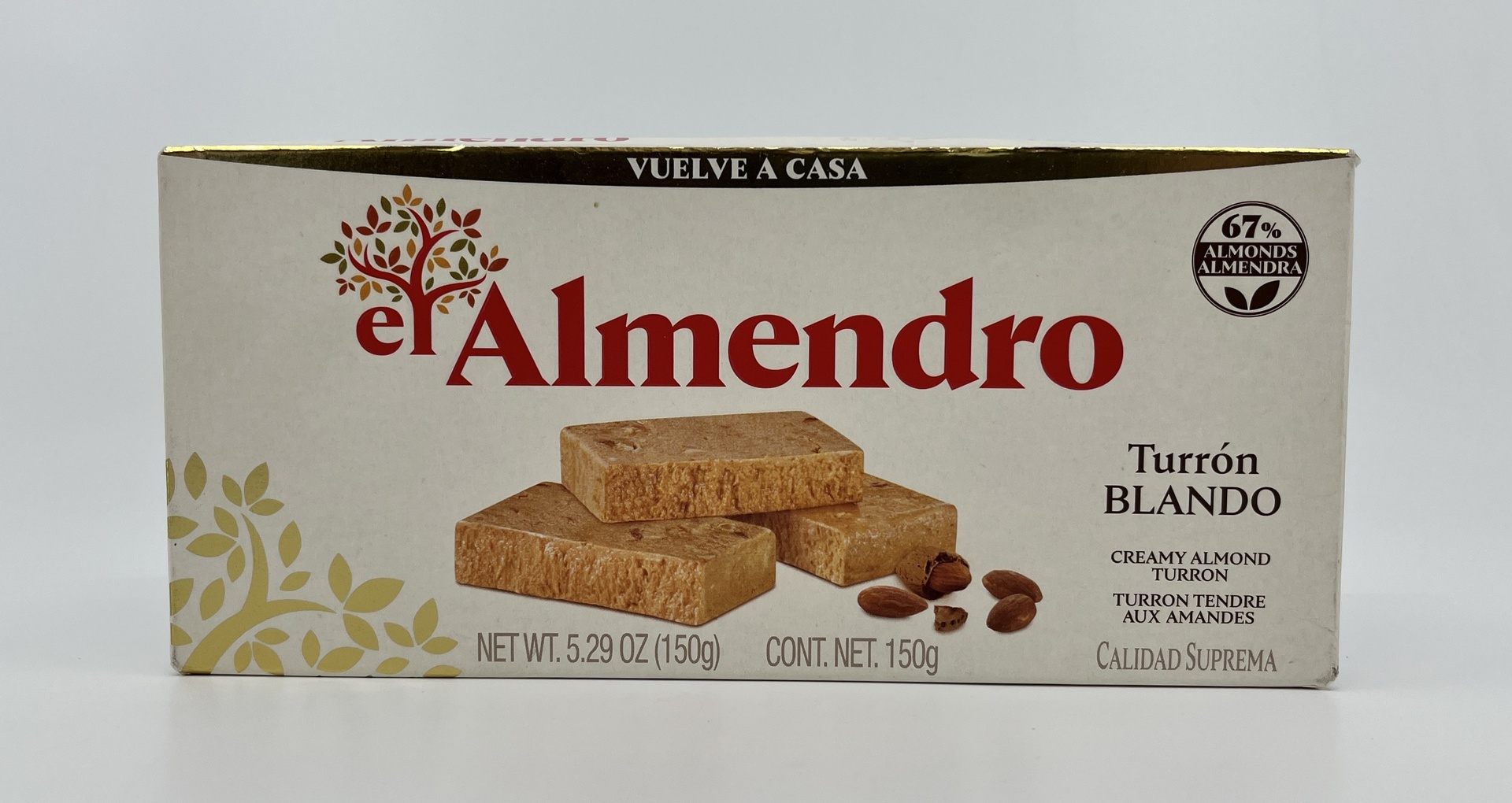 Turrón Blando Calidad Suprema 150 g EL ALMENDRO