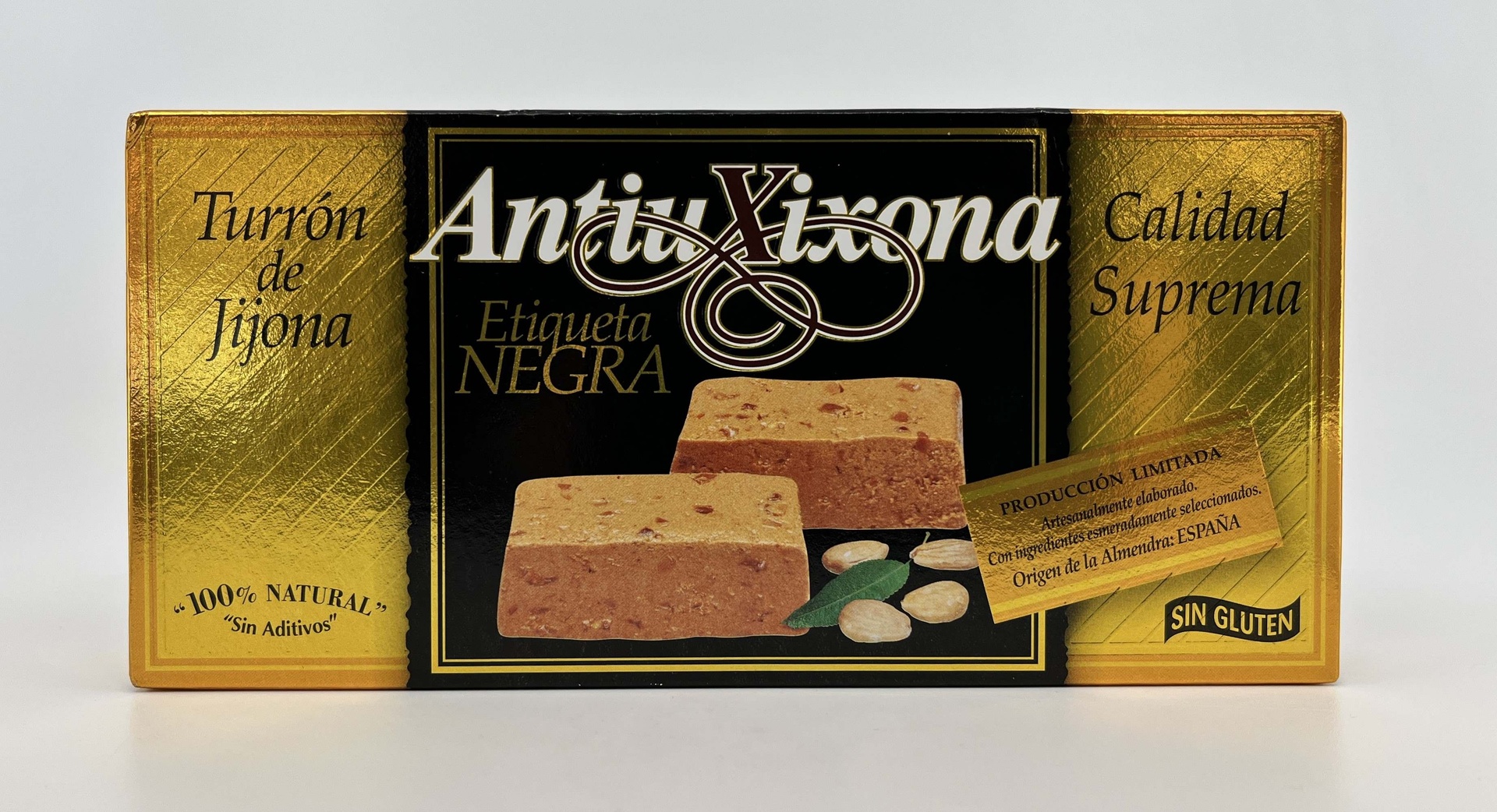 Turrón Jijona Etiqueta Negra (70% Almendra) 250 g ANTIU XIXONA