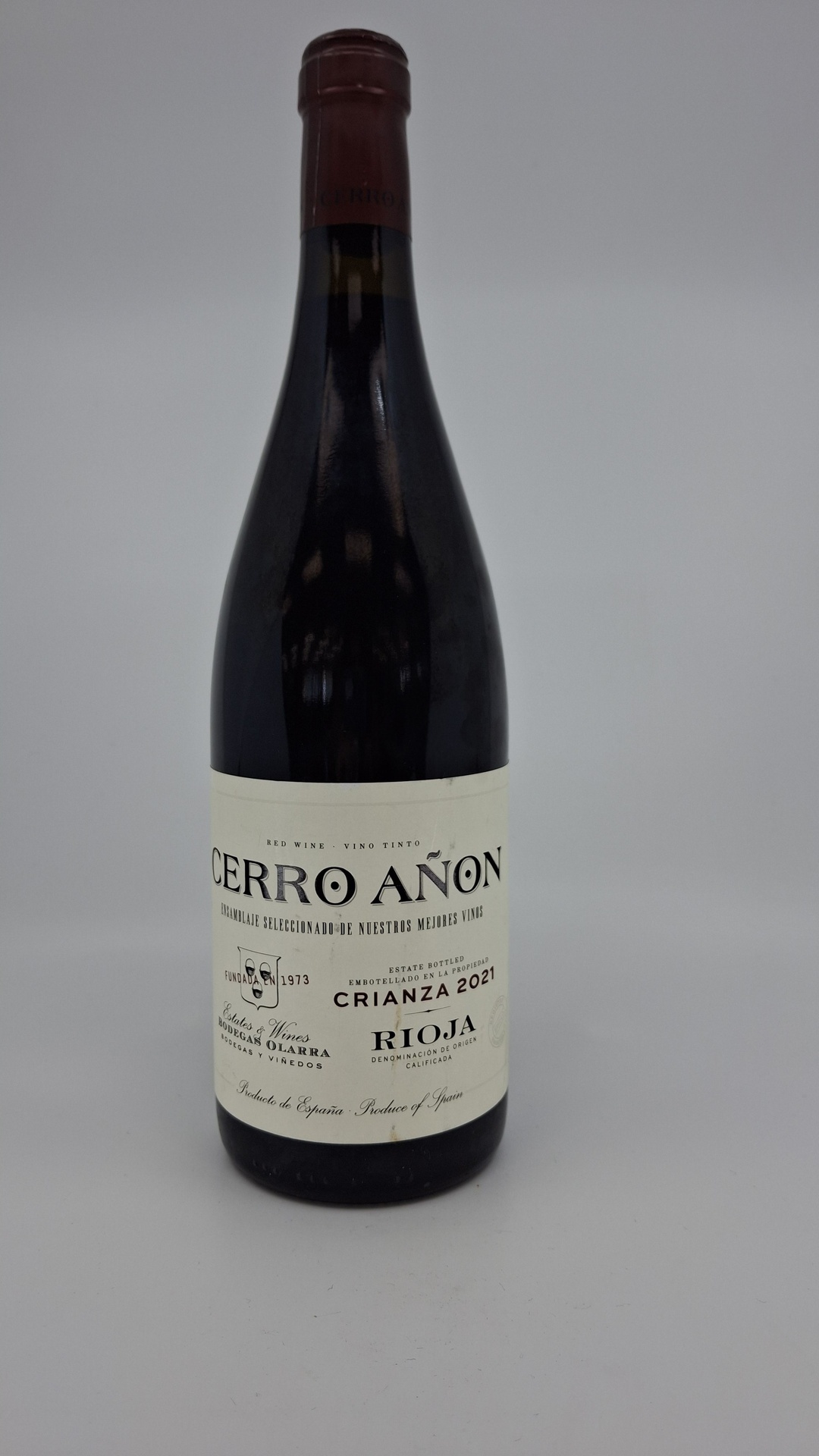 Vino Tinto de Autor D.O. Rioja CERRO AÑÓN Crianza