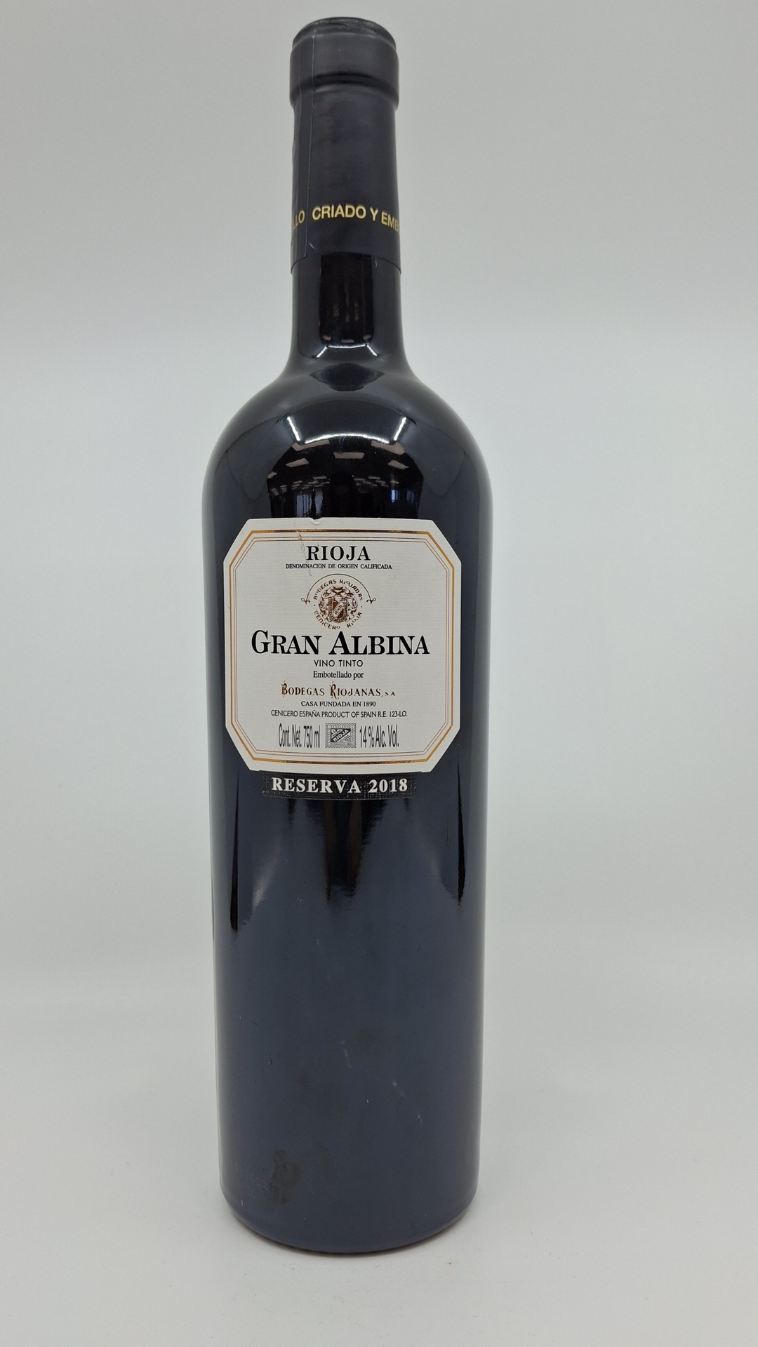 Vino Tinto D.O. Rioja GRAN ALBINA Reserva