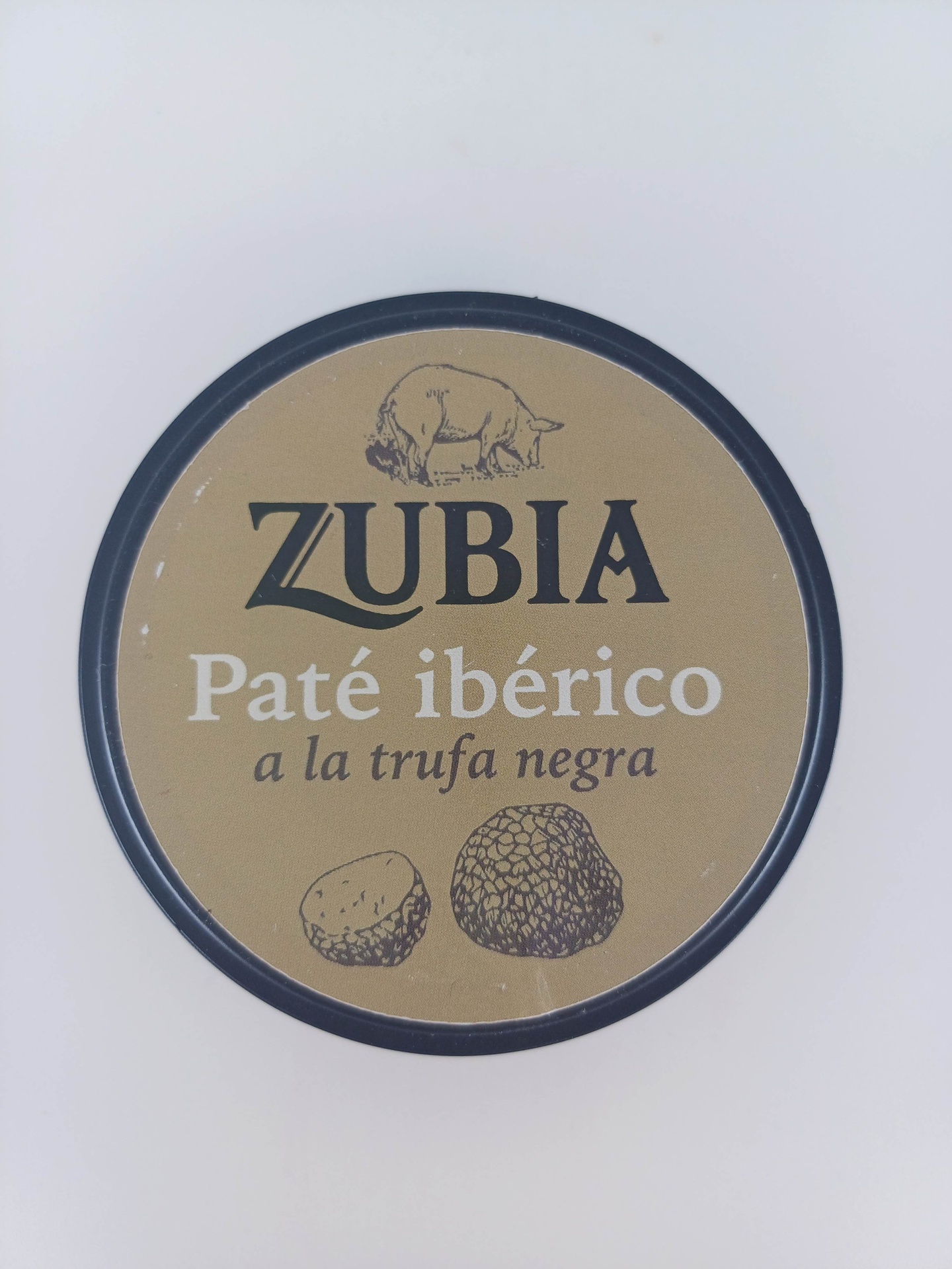 Lata Paté Ibérico a la Trufa Negra 78 g ZUBIA
