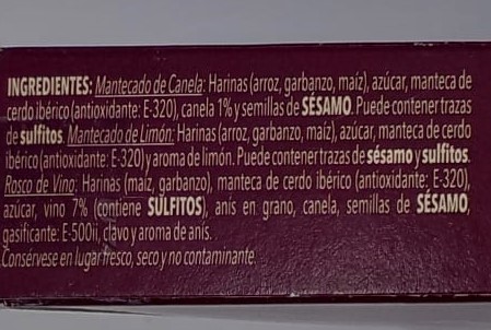 Surtido Mantecados Reyes Magos Sin Gluten 170 g LA FAMA