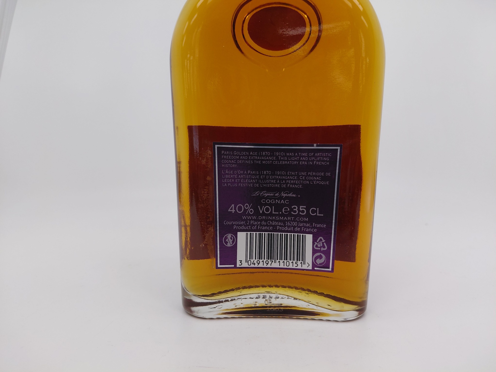 Cognac Francés COURVOISIER V.S. 35 cl