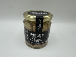 [8BAP2] Tarro Lomos de Bonito en Aceite (50% Oliva - 50% Girasol) 220 g Neto PINCHA SELECCIÓN de Conservas Baigorri
