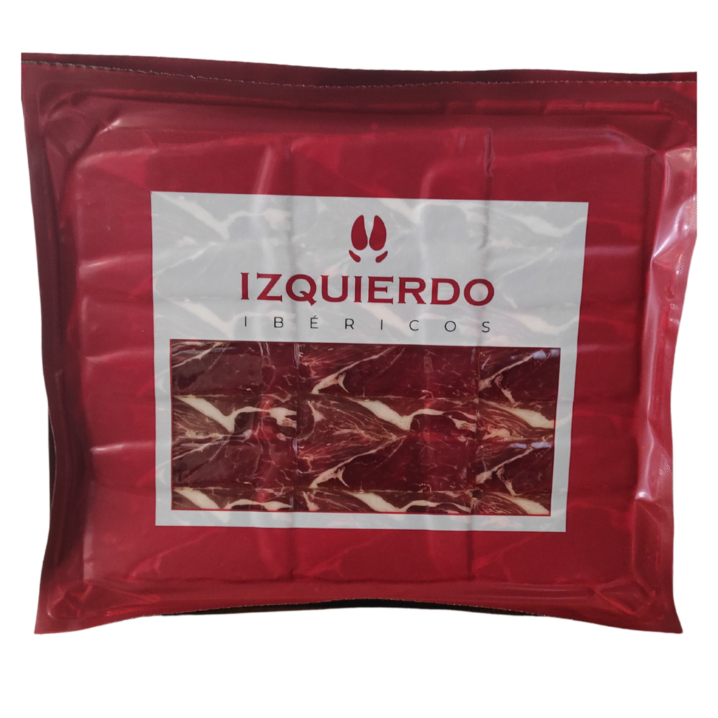 Jamón Loncheado 50% Ibérico de Cebo 100 g IBÉRICOS IZQUIERDO (Salamanca)