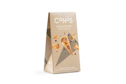 [7CCL1] Conos Artesanos de Chocolate con Leche y Praliné 70 g CONÜS