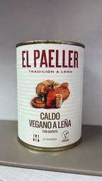 [8CVP1] Lata Caldo Vegano Elaborado a Leña con Sofrito 1 Litro EL PAELLER 100% Natural