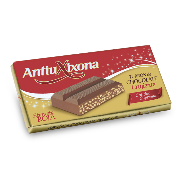 Turrón Chocolate Crujiente Calidad Suprema 150 g ANTIU XIXONA