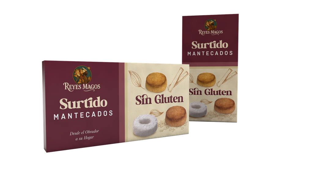 Surtido Mantecados Reyes Magos Sin Gluten 170 g LA FAMA