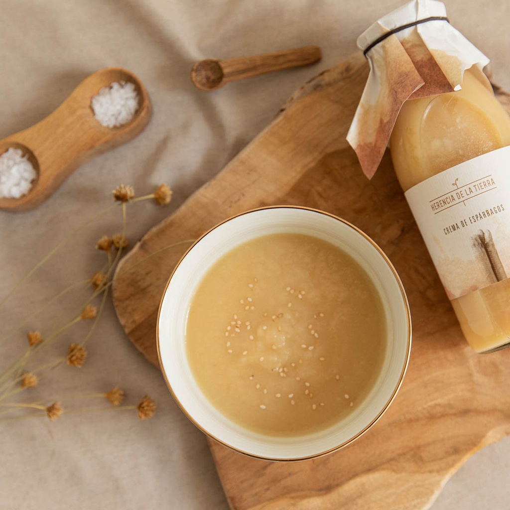 Tarro Crema de Espárragos 485 g Neto HERENCIA DE LA TIERRA Gourmet