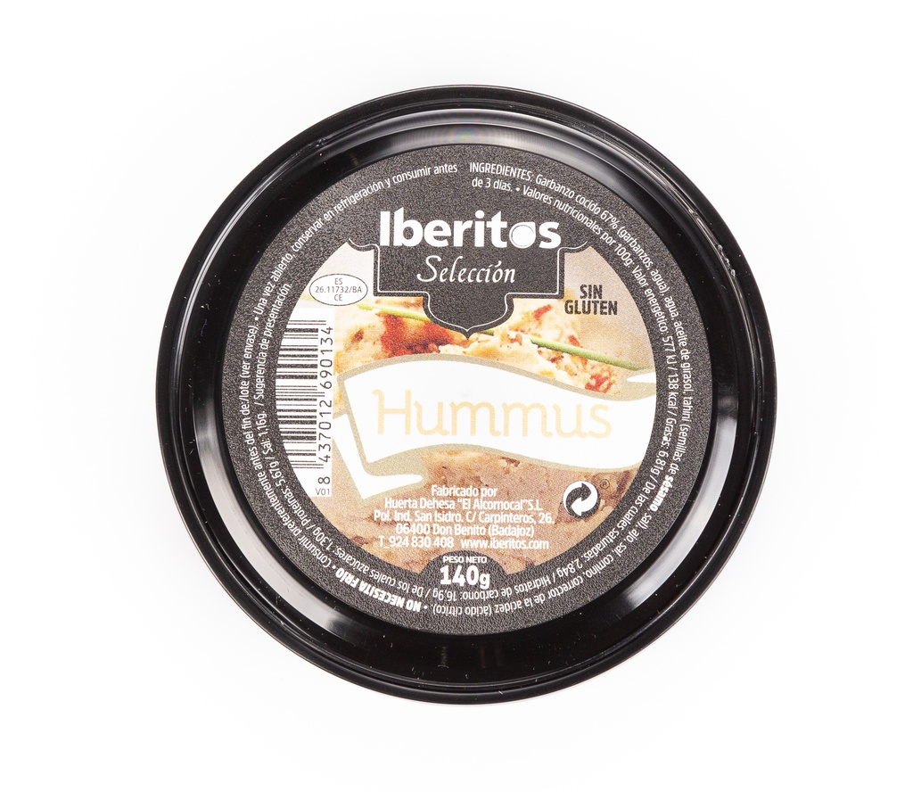 Lata Crema de Hummus 140 g IBERITOS