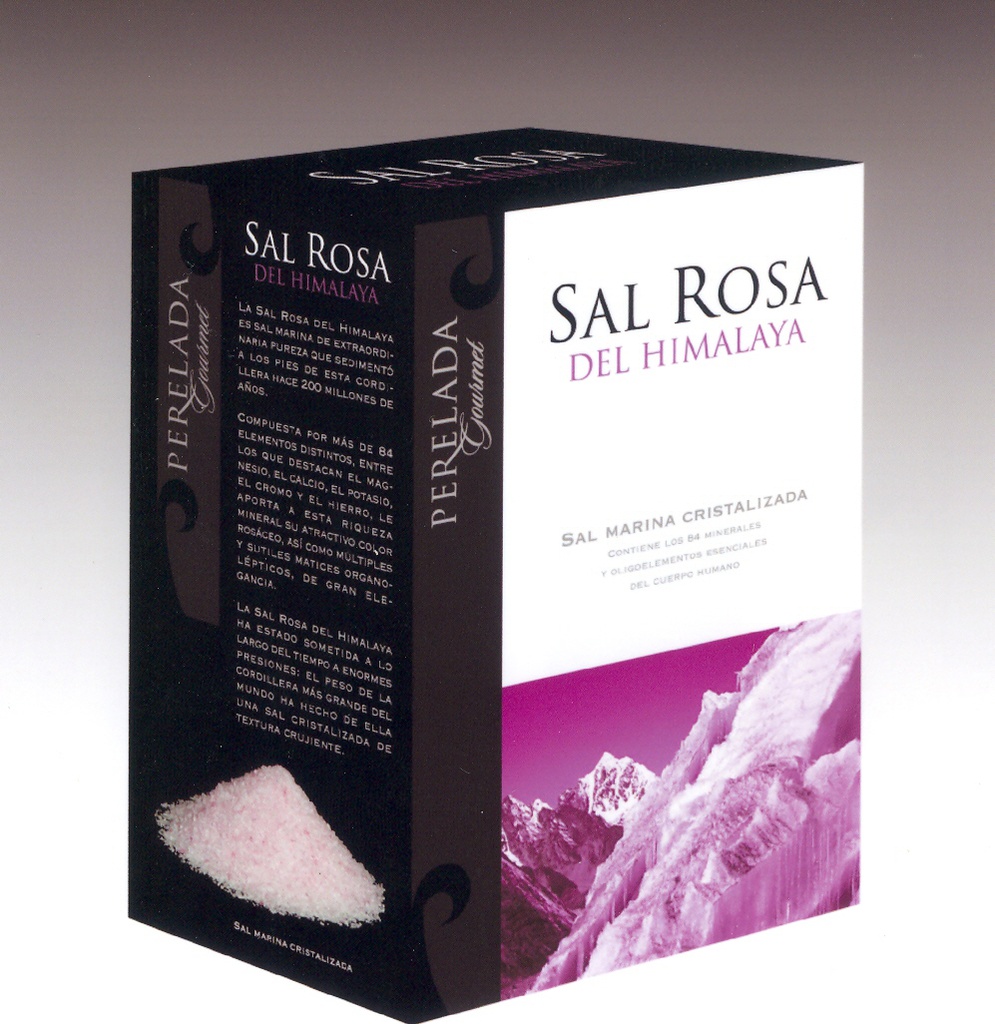 Estuche Sal Rosa Himalaya 250 g PERELADA GOURMET