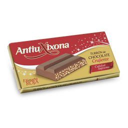 [6CAX2] Turrón Chocolate Crujiente Calidad Suprema 200 g ANTIU XIXONA