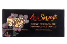 [6CSE3] Turrón Chocolate Negro Almendras 300 g ANA SIRVENT