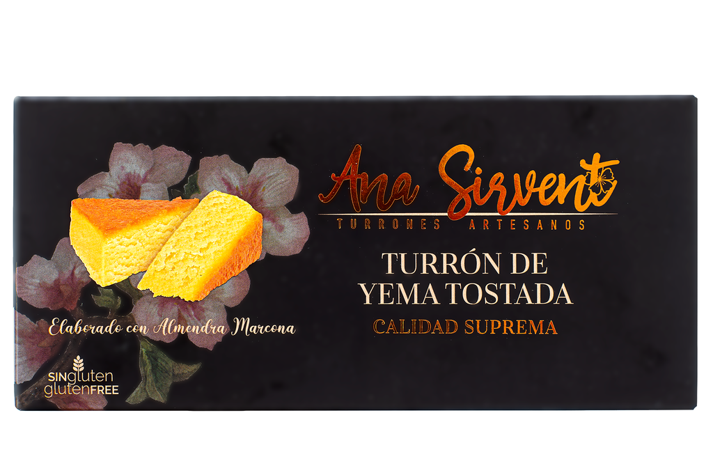 Turrón Yema Tostada Artesanal 300 g ANA SIRVENT