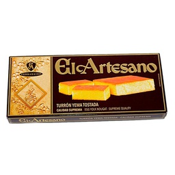 [6YTA15] Turrón Yema Tostada Calidad Suprema 150 g EL ARTESANO