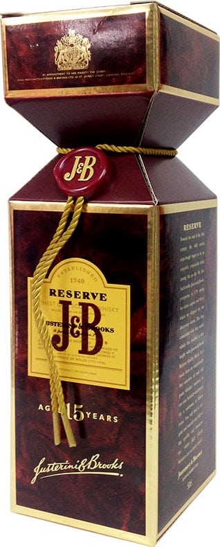 Whisky J&amp;B 15 Años Estuchado 35 cl