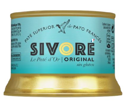 Lata Paté Superior de Pato 150 g SIVORÉ Le paté d'Or